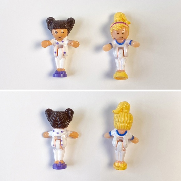 1994 Polly Pocket COMPLETE Slumber Party Fun / Polly’s Video Party VINTAGE - Picture 6 of 16